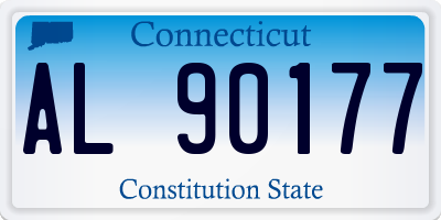 CT license plate AL90177