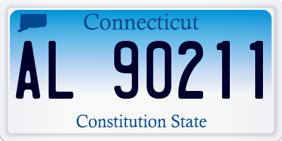 CT license plate AL90211