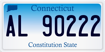 CT license plate AL90222
