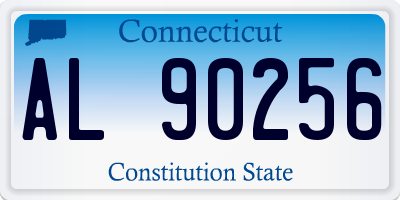 CT license plate AL90256