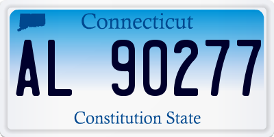 CT license plate AL90277