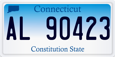 CT license plate AL90423