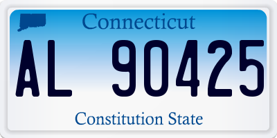 CT license plate AL90425