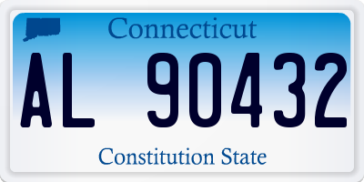 CT license plate AL90432