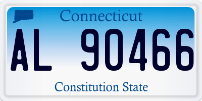 CT license plate AL90466