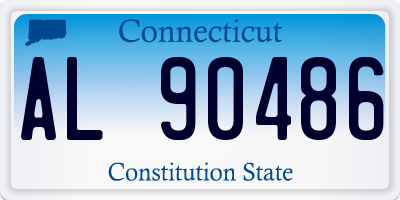 CT license plate AL90486