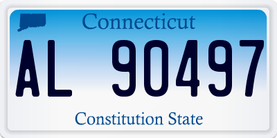 CT license plate AL90497