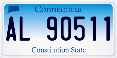 CT license plate AL90511