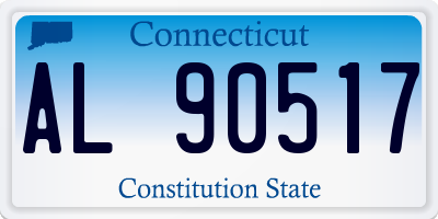 CT license plate AL90517