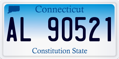 CT license plate AL90521