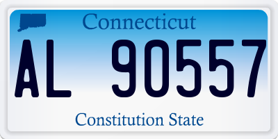 CT license plate AL90557