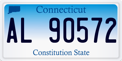 CT license plate AL90572