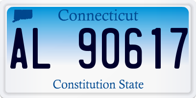CT license plate AL90617