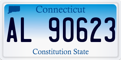 CT license plate AL90623