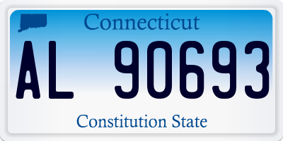 CT license plate AL90693