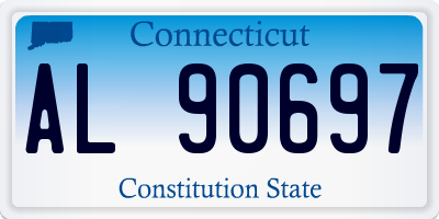 CT license plate AL90697