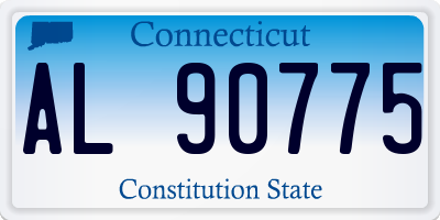 CT license plate AL90775
