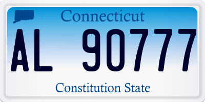 CT license plate AL90777