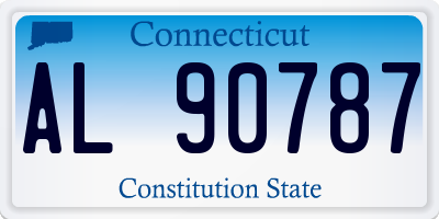 CT license plate AL90787