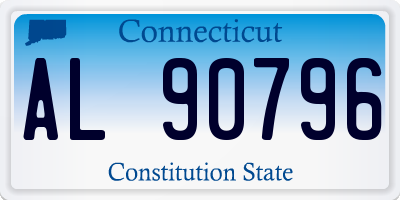CT license plate AL90796