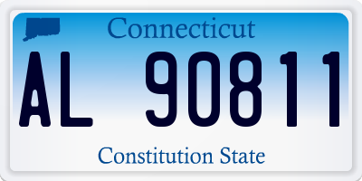 CT license plate AL90811