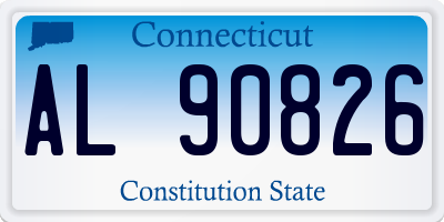 CT license plate AL90826