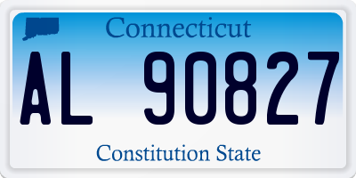 CT license plate AL90827