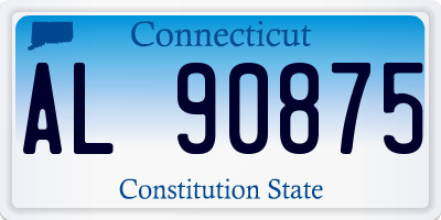 CT license plate AL90875