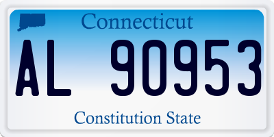 CT license plate AL90953