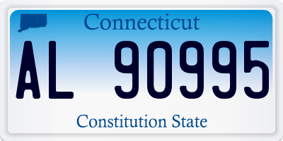 CT license plate AL90995