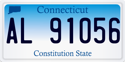 CT license plate AL91056