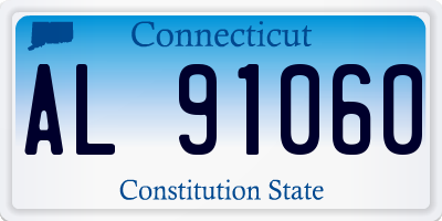 CT license plate AL91060