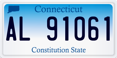 CT license plate AL91061