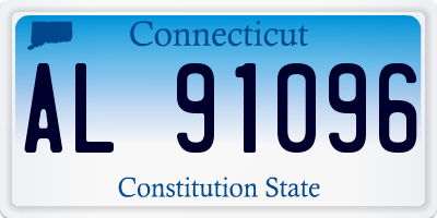 CT license plate AL91096