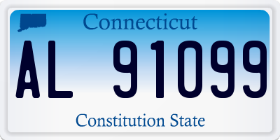 CT license plate AL91099