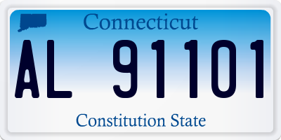 CT license plate AL91101