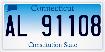 CT license plate AL91108