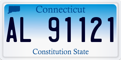 CT license plate AL91121