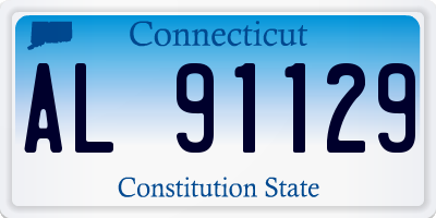 CT license plate AL91129