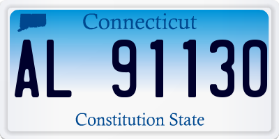 CT license plate AL91130