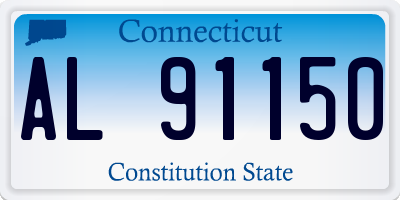 CT license plate AL91150