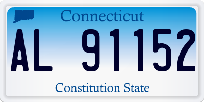 CT license plate AL91152