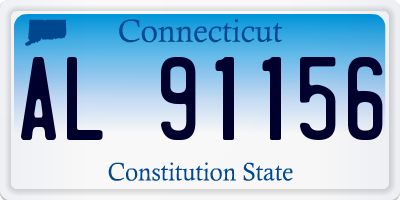 CT license plate AL91156