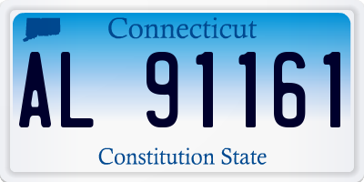 CT license plate AL91161