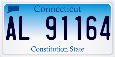 CT license plate AL91164