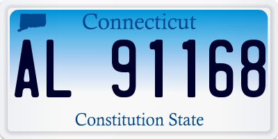CT license plate AL91168