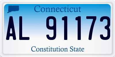 CT license plate AL91173