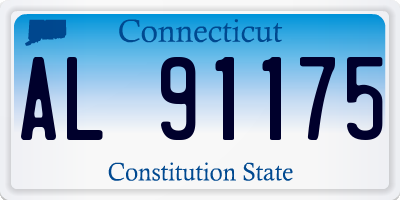 CT license plate AL91175