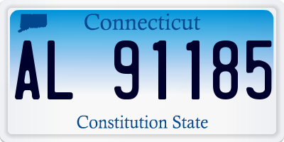 CT license plate AL91185