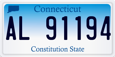CT license plate AL91194